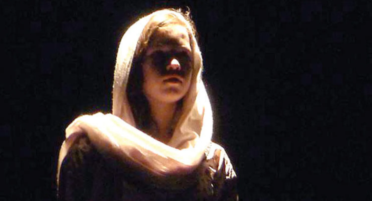 لقطة من مسرحية الحريق