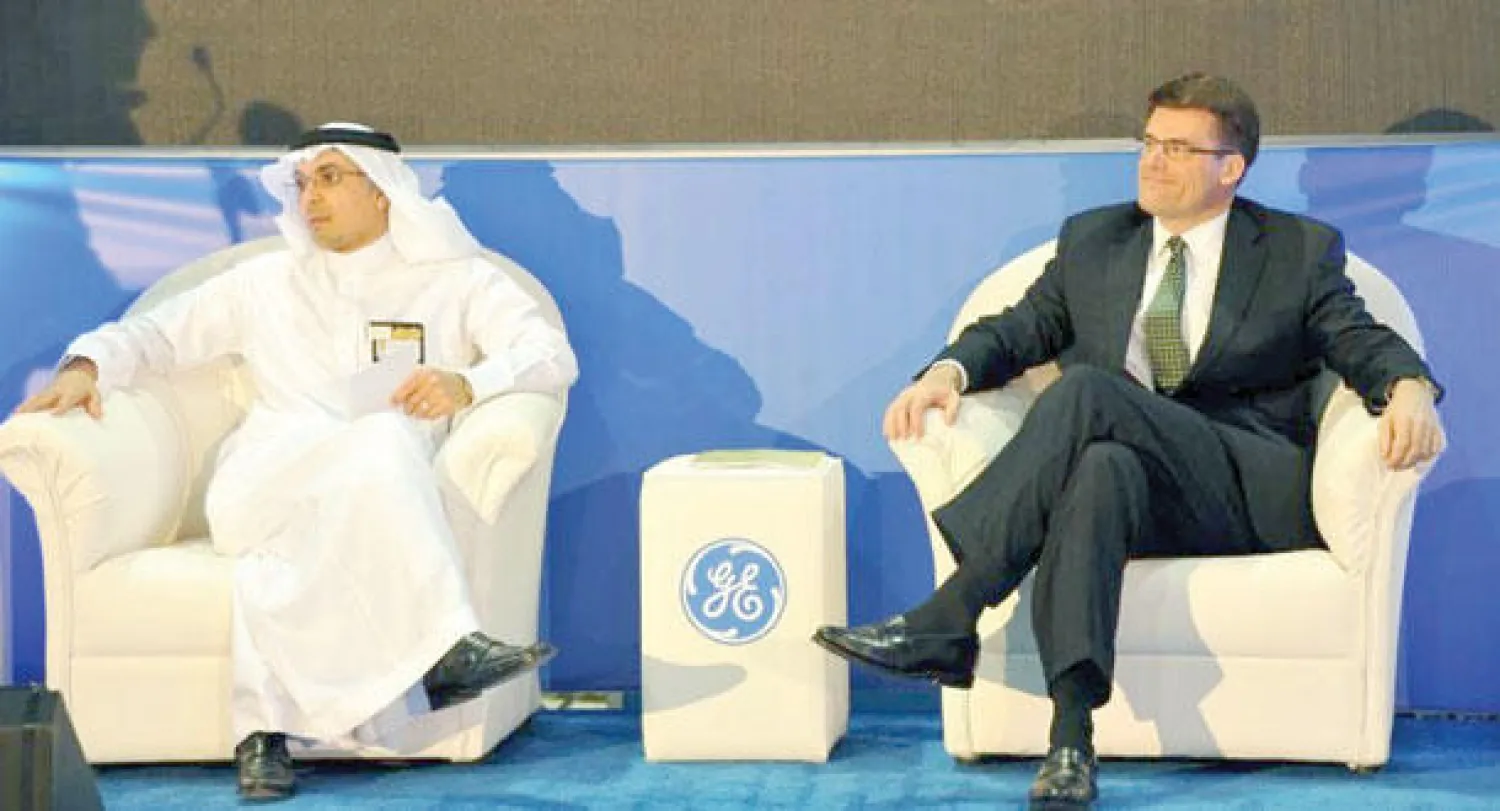 المهندس زياد الشيحة الرئيس التنفيذي للشركة السعودية للكهرباء ورئيس شركة «جنرال إلكتريك» (واس)