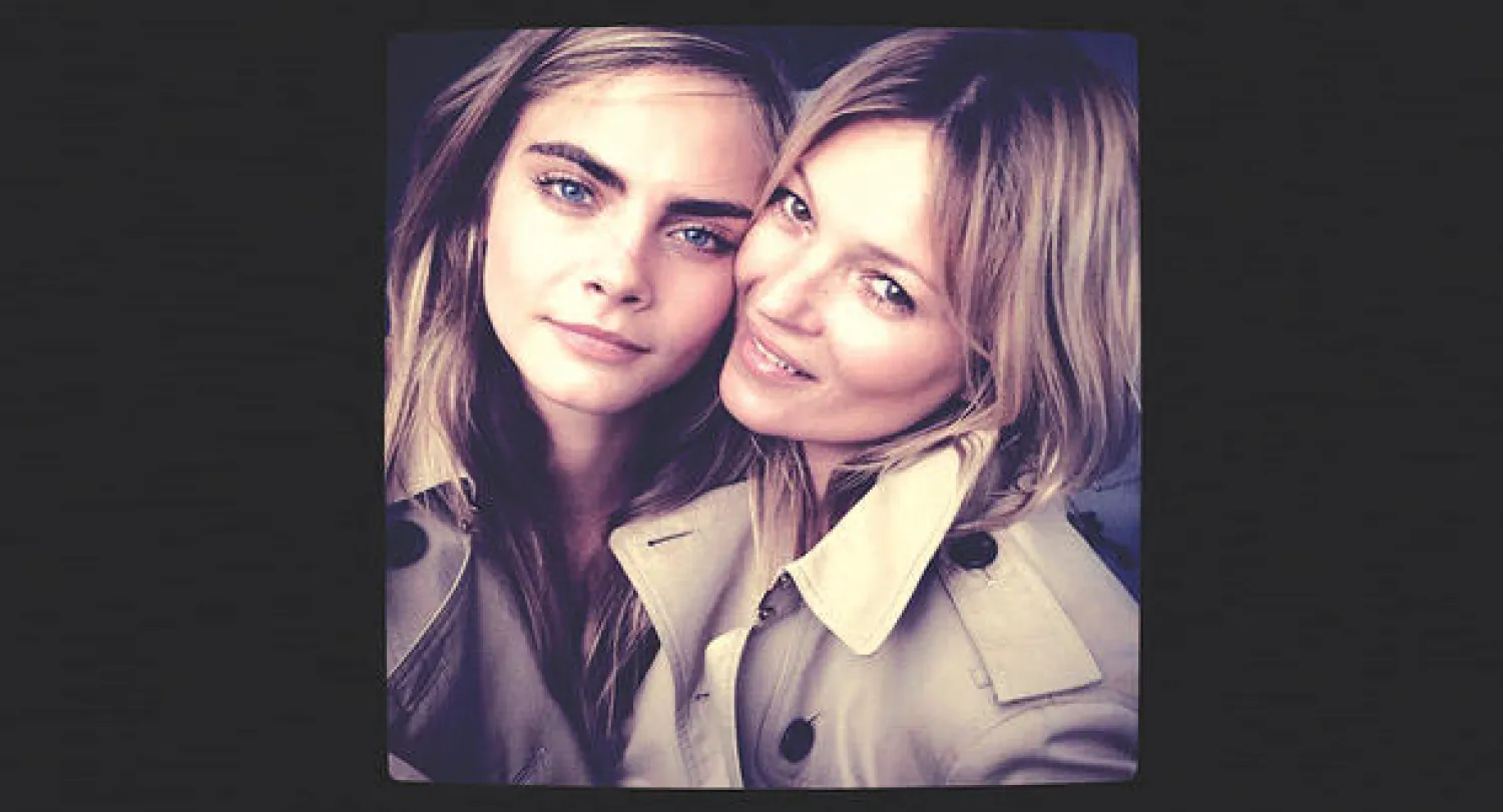 كايت موس وكارا ديلفين وحملة بيربيري الجديدة