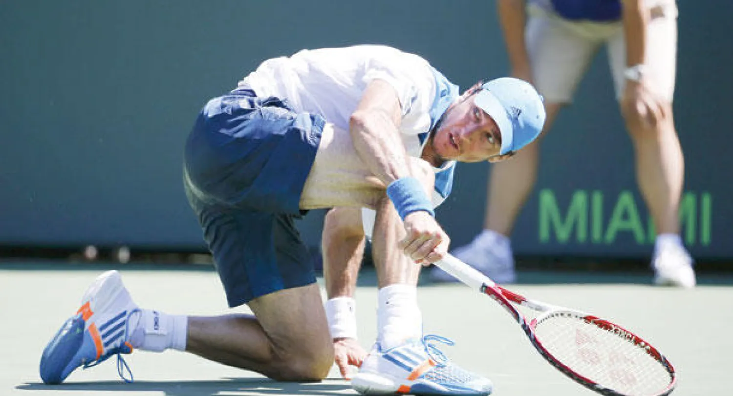 خوان موناكو ودع بطولة ميامي للتنس أمس (إ.ب.أ)