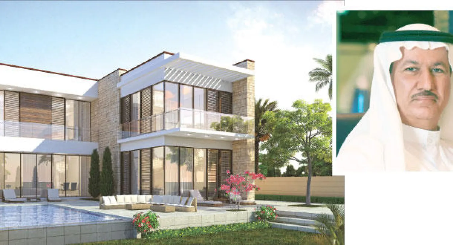 أحد مشاريع «داماك» بتصميم من «دونالد ترامب» («الشرق الأوسط»)  و في الاطار حسين السجواني