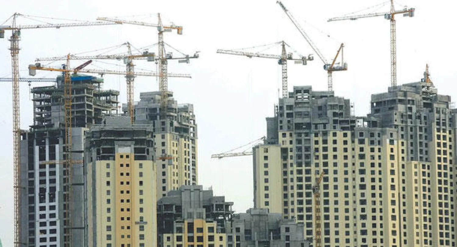 البناء المعماري يتصاعد في السعودية (تصوير: خالد الخميس)