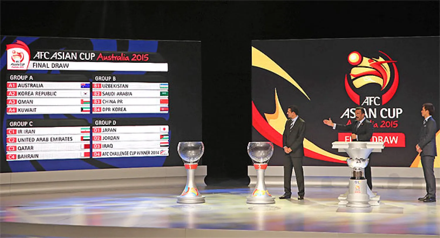 قرعة نهائيات كأس آسيا 2015: فرص عربية متفاوتة بتجاوز الدور الأول