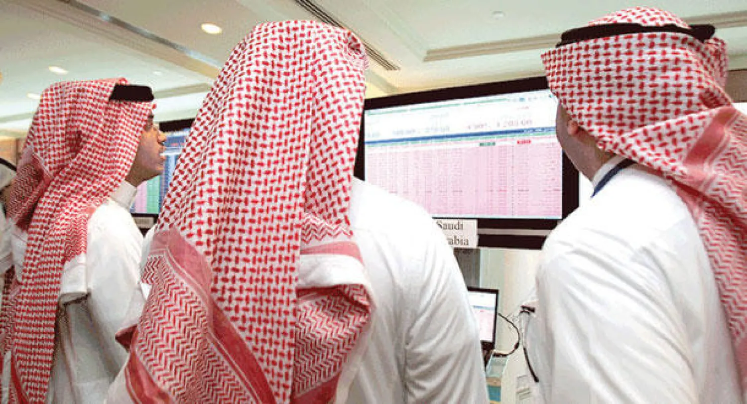جانب من تداولات الأسهم السعودية (رويترز)