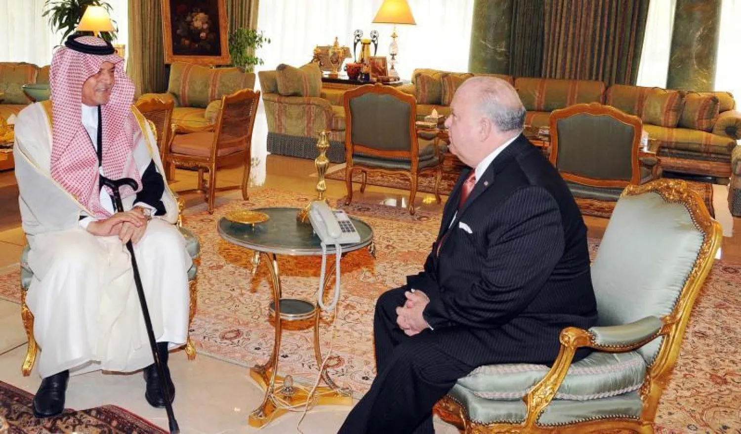 الأمير سعود الفيصل يستقبل السفير الأميركي المعين