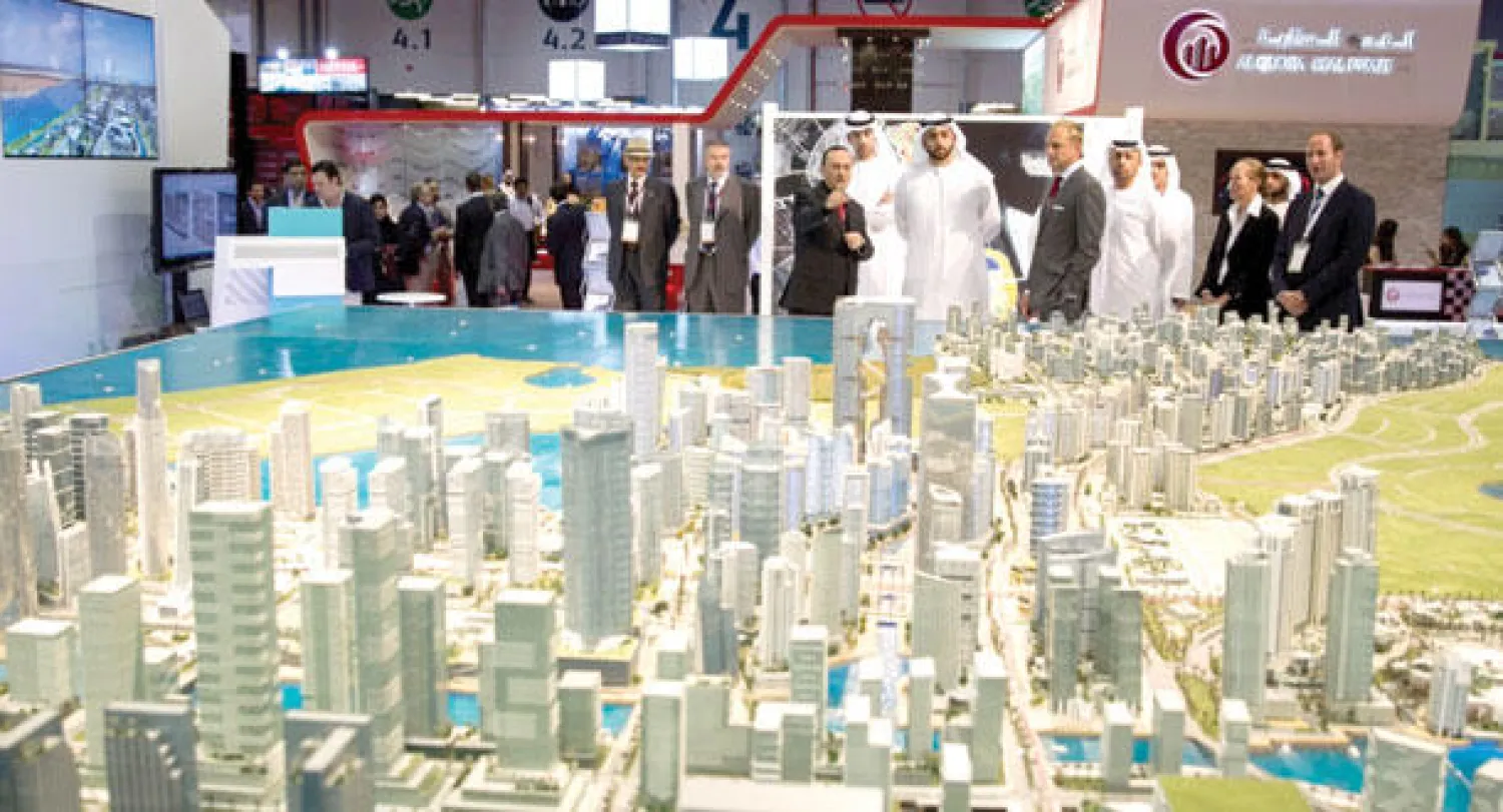 جانب من معرض «سيتي سكيب أبوظبي» الماضي