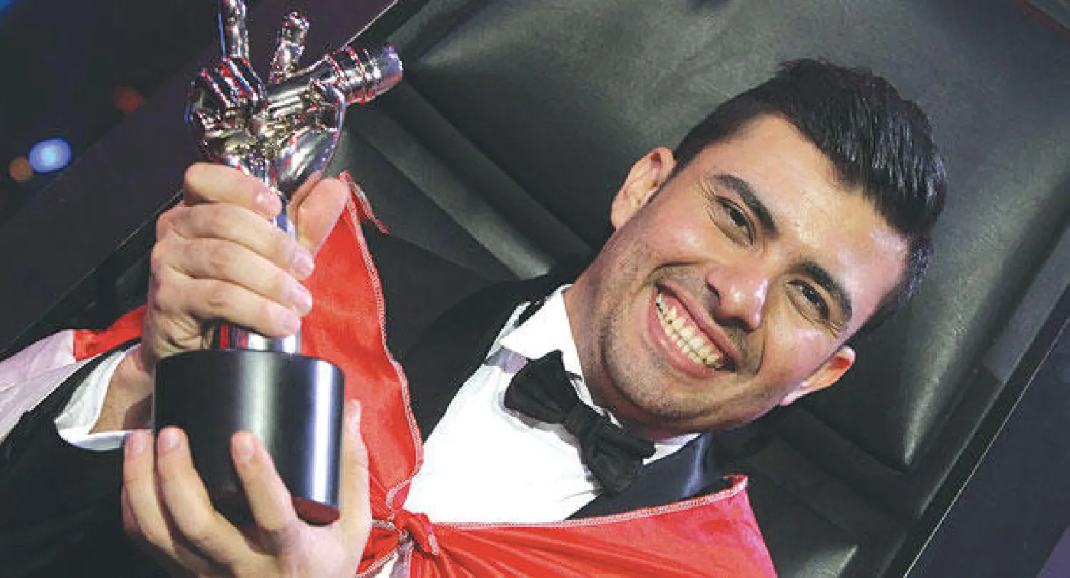 ستار سعد نجم الموسم الثاني من {ذا فويس} بعد منافسة حامية (أ.ف.ب)