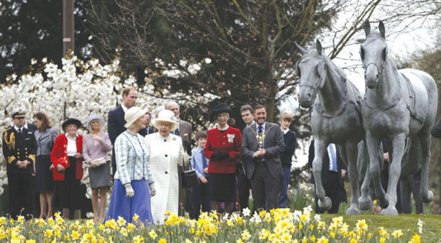 الملكة إليزابيث  (أ.ف.ب)