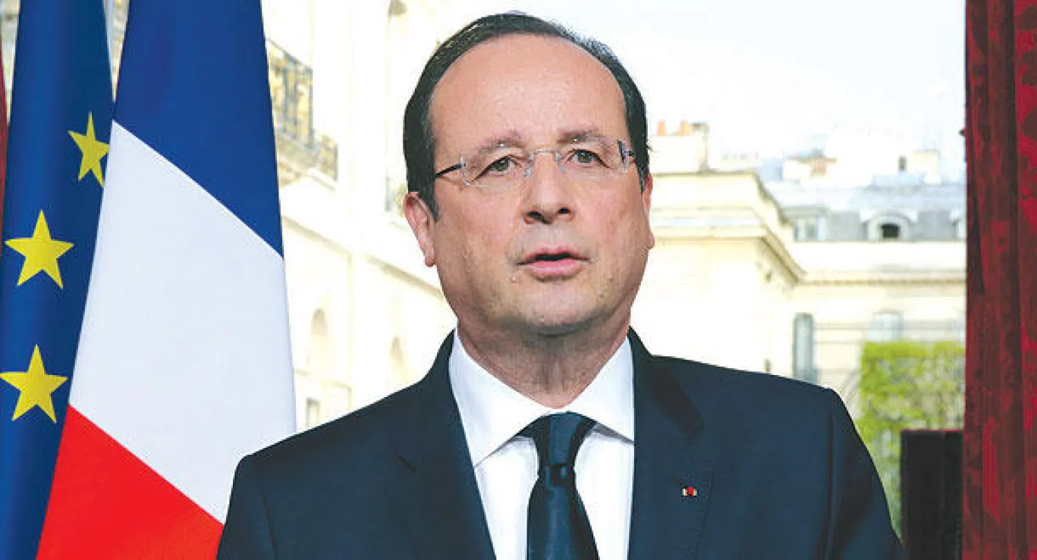 الرئيس الفرنسي فرنسوا هولاند