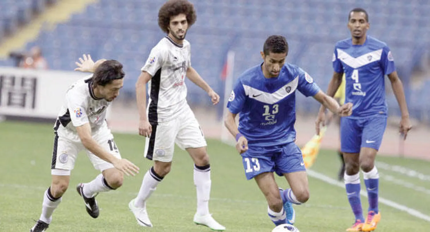 من مباراة الهلال والسد القطري في دوري أبطال آسيا (تصوير: سعد العنزي)