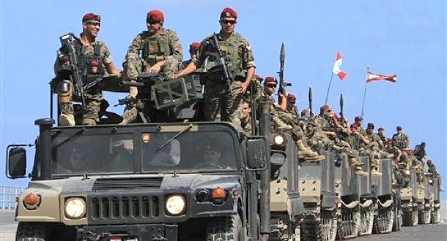 انتشار أمني مكثف للجيش اللبناني في طرابلس بشمال لبنان
