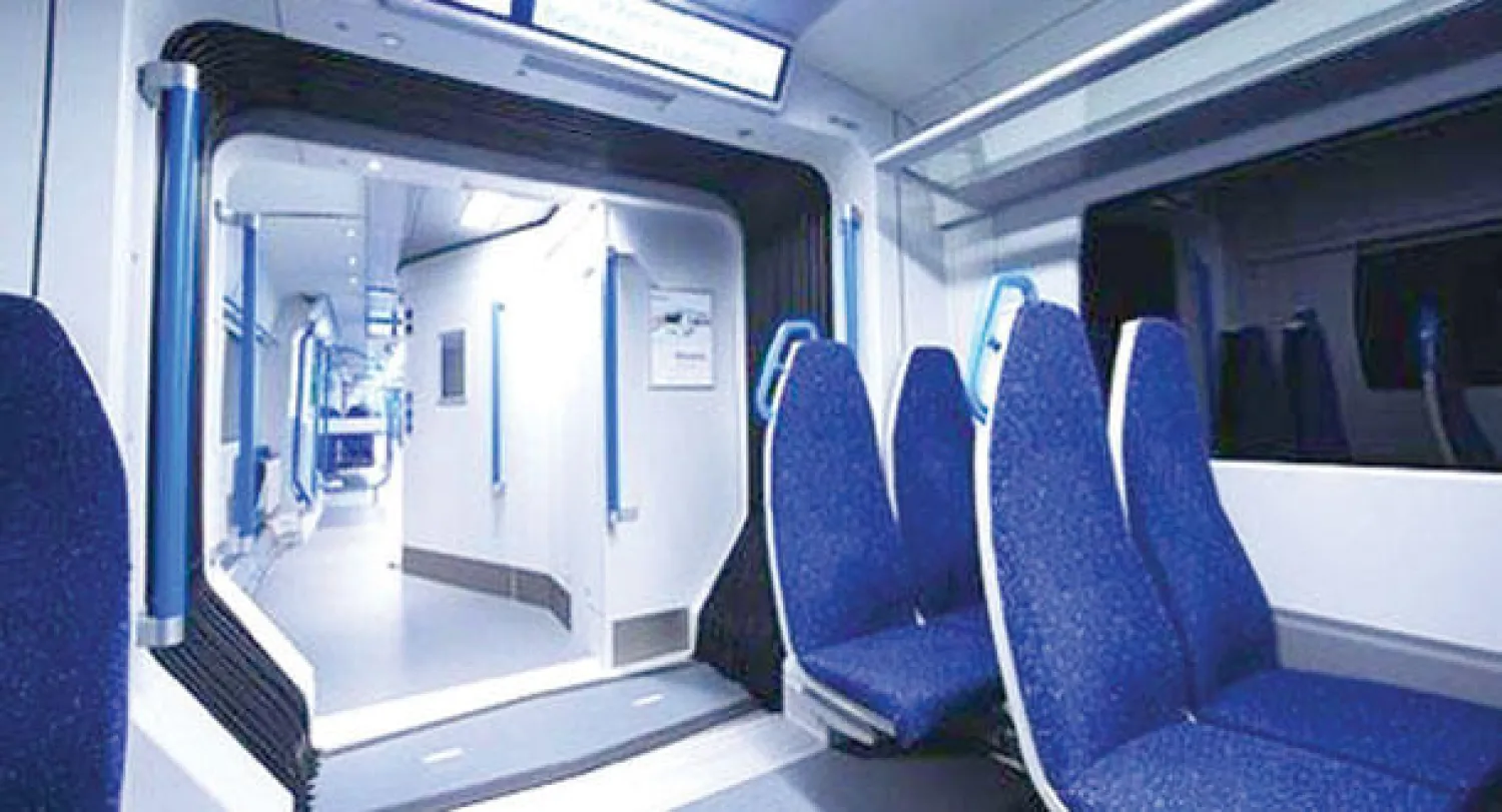 قطار جديد بمقطورات تشابه المركبات الفضائية