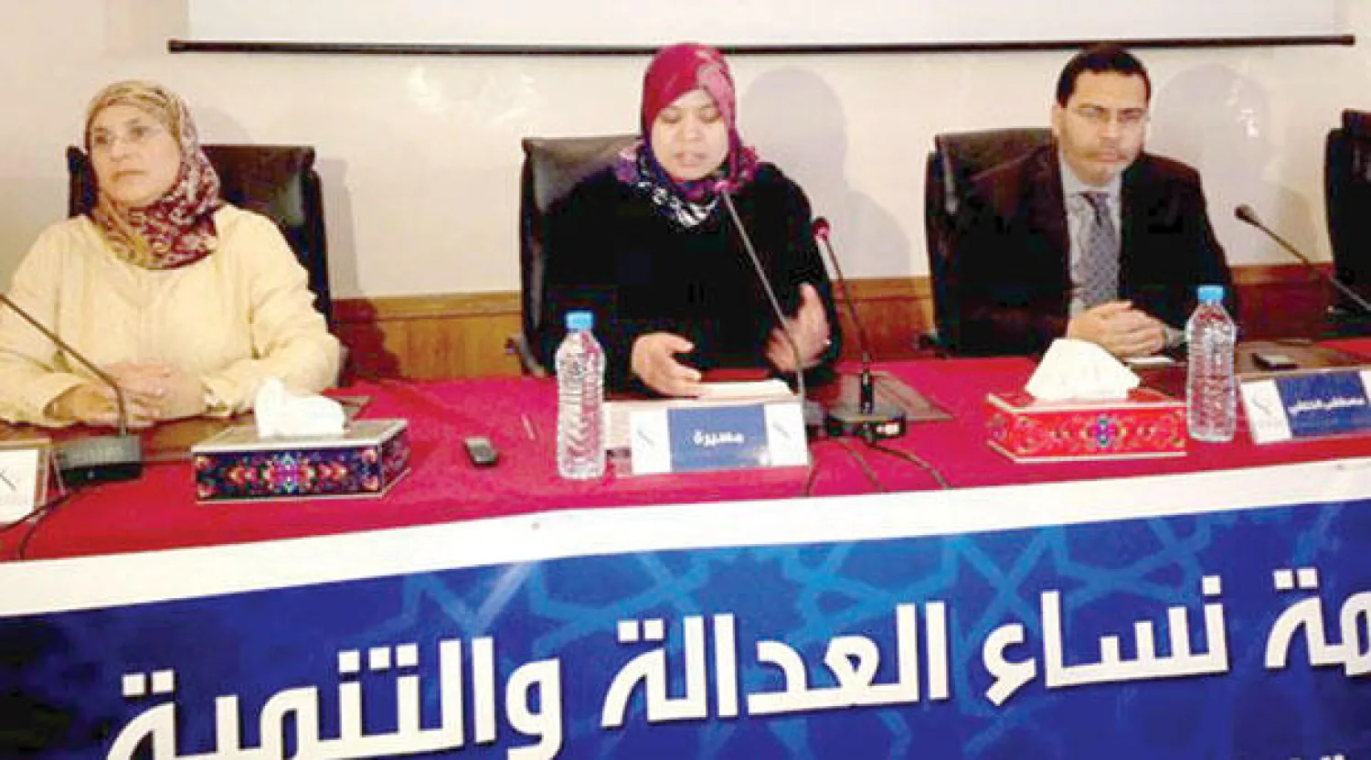 جانب من ندوة «المرأة المقاولة.. فاعل رئيس في الاقتصاد الوطني» (ماب)