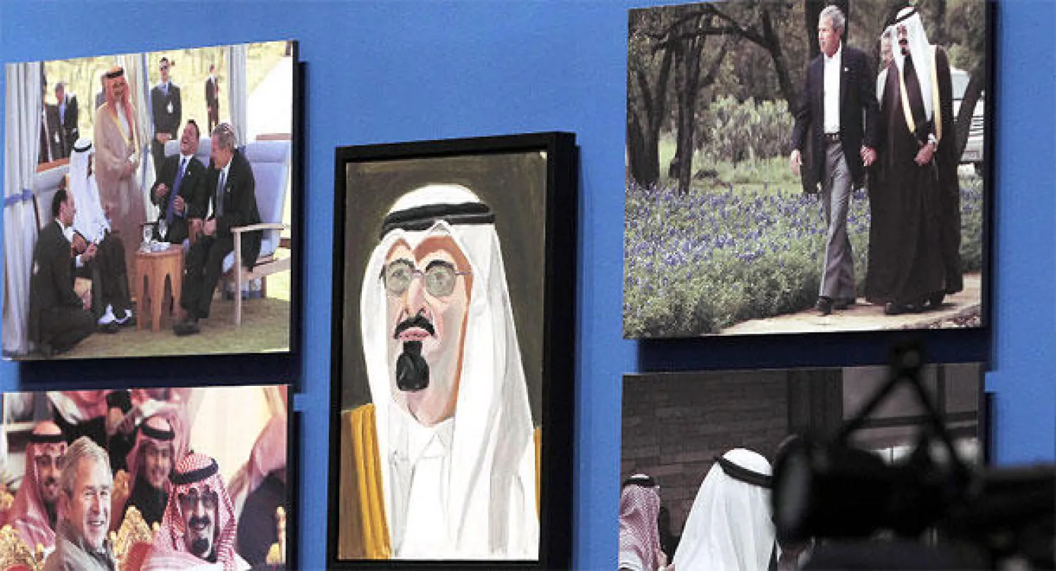 زعماء العالم بريشة جورج بوش