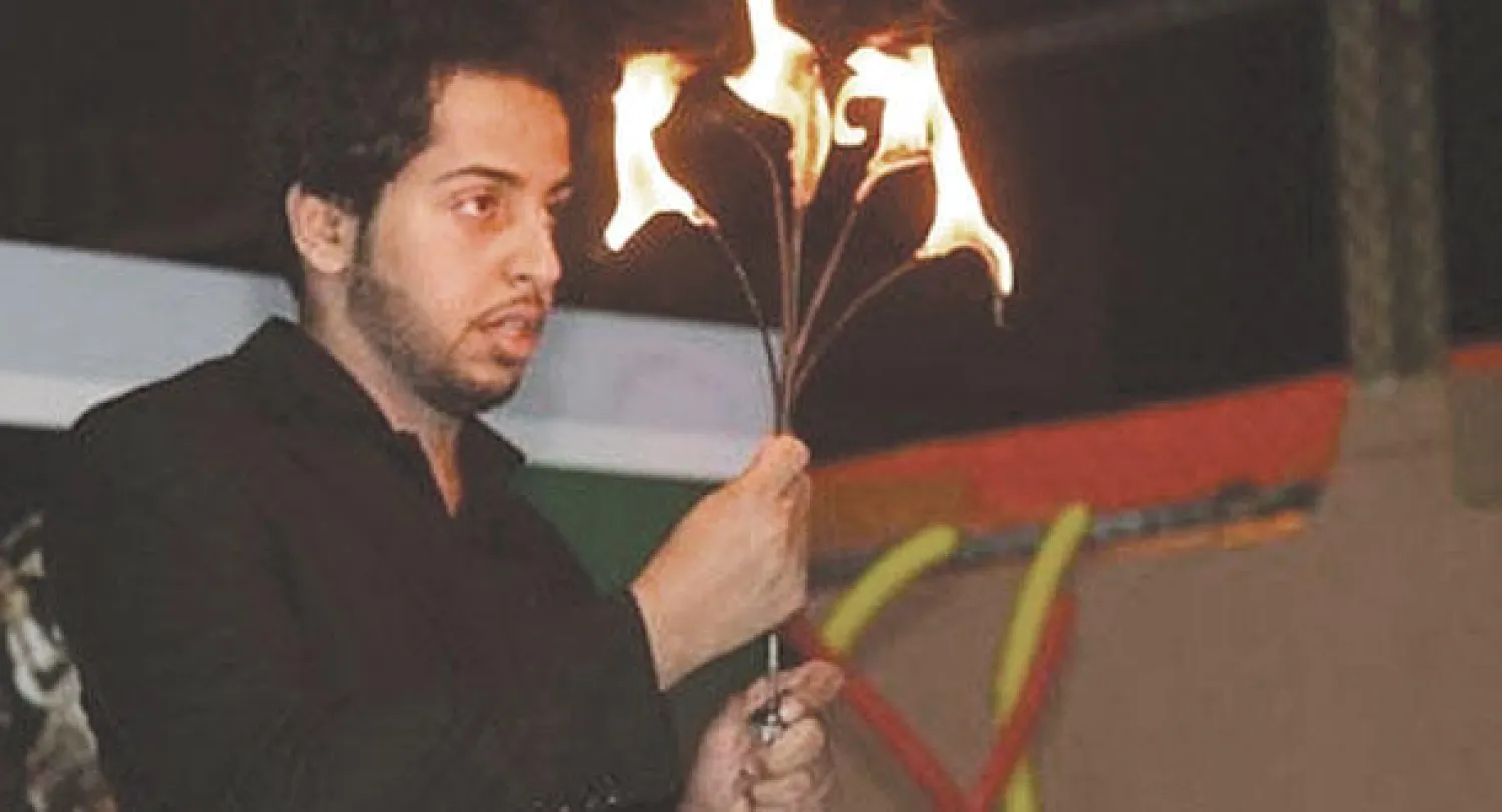 لاعب الخدع البصرية السعودي سعود العجمي