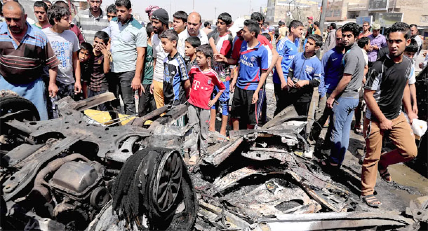 مقتل سبعة أشخاص وإصابة العشرات إثر انفجار ست سيارات مفخخة ببغداد