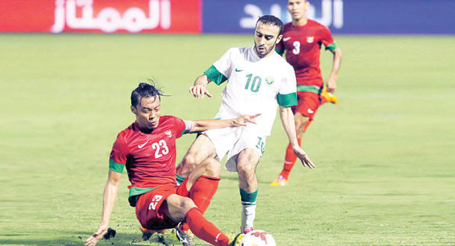 من آخر مباريات المنتخب السعودي في التصفيات الآسيوية أمام إندونيسيا