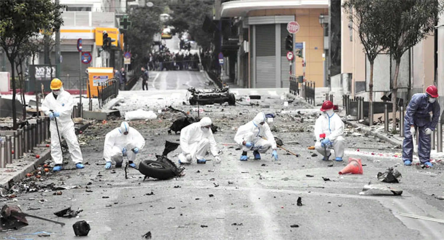 تفجير سيارة بالقرب من البرلمان اليوناني دون ضحايا