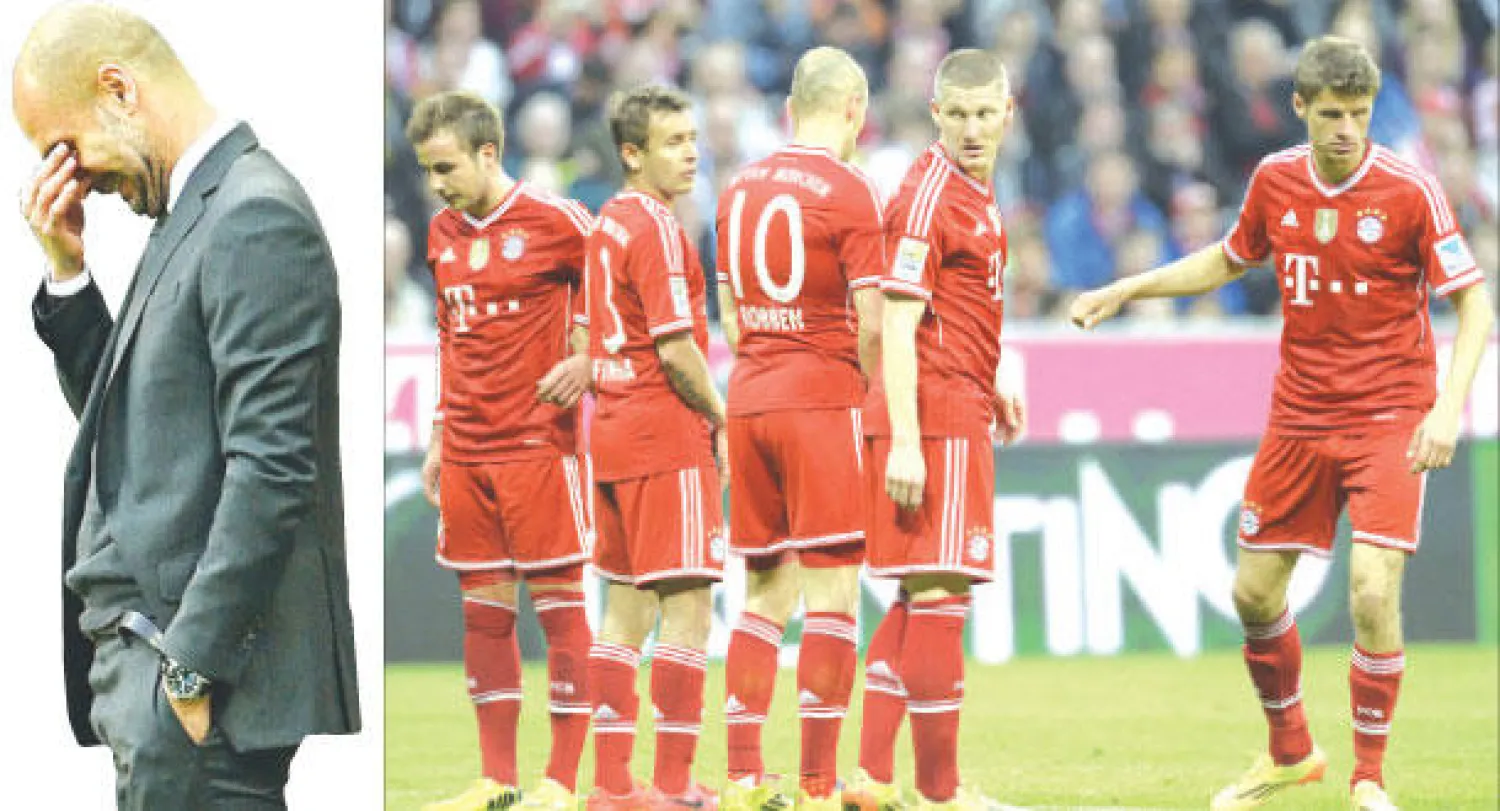 بايرن ميونيخ لا يزال يأمل في تكرار ثلاثية الموسم الماضي  -  غوارديولا