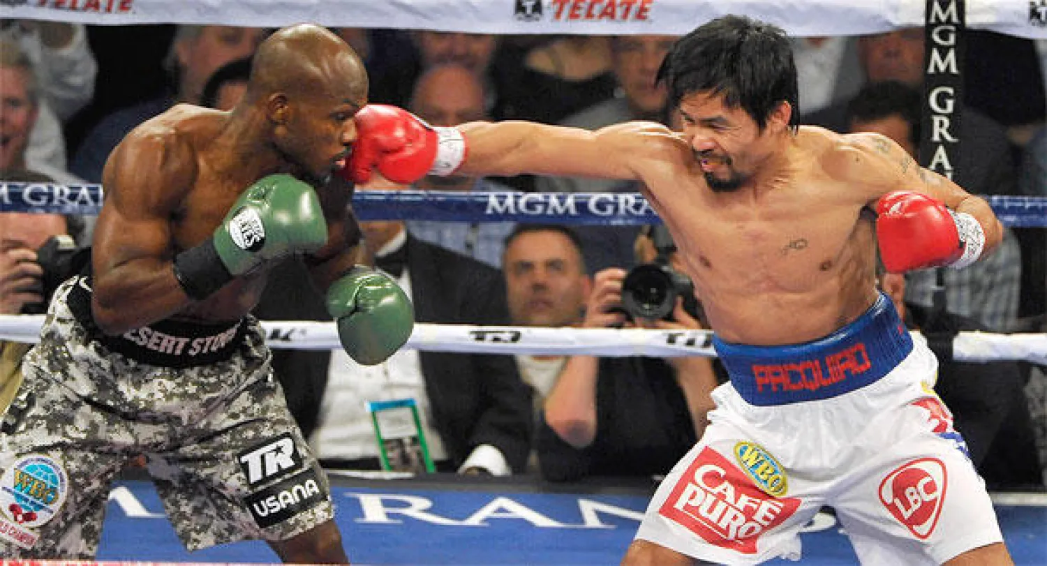 باكياو يستعيد اللقب ويثأر من برادلي