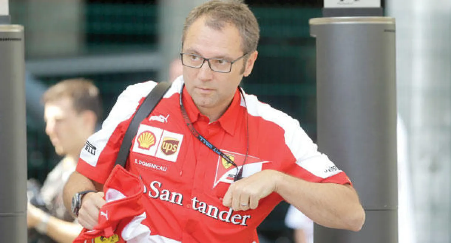 نتائج «فيراري» السيئة أجبرت دومينيكالي على الاستقالة (أ.ب)