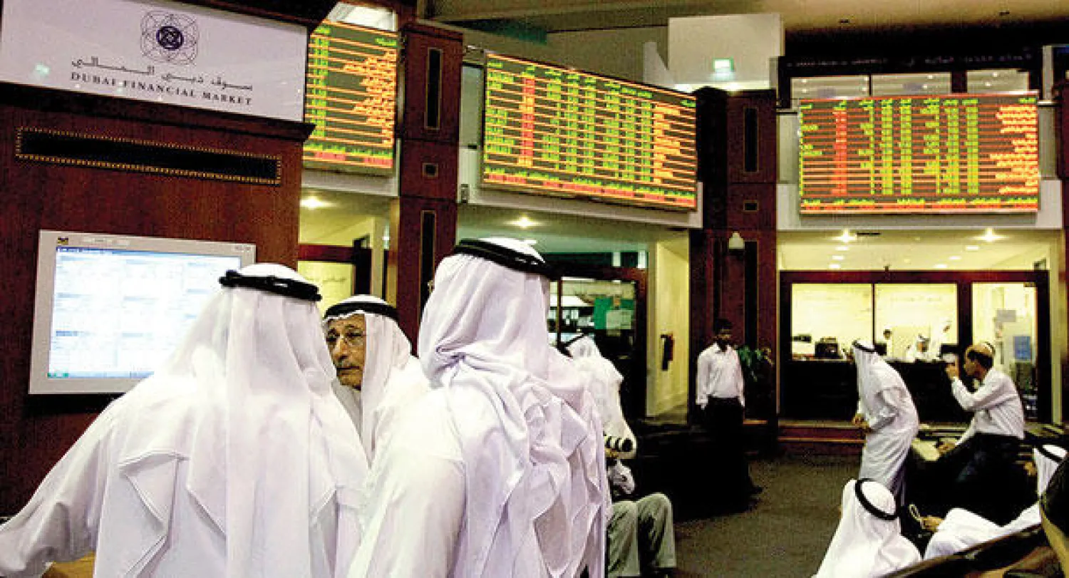 جانب من سوق دبي المالي (أ.ف.ب)