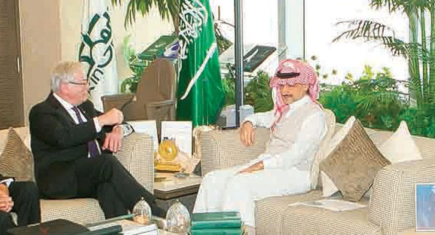 جانب من اللقاء («الشرق الأوسط»)