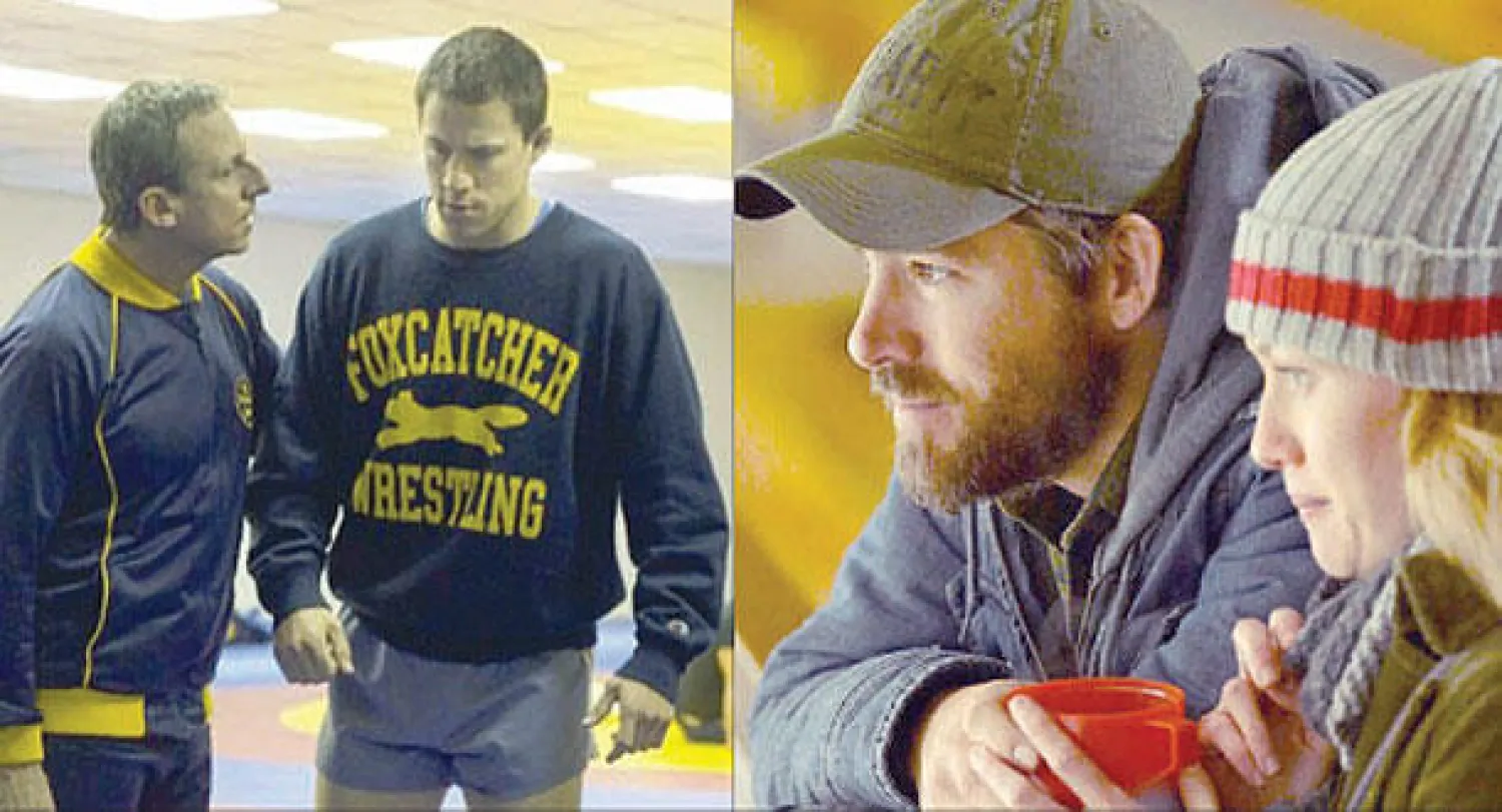 من فيلم أتوم إيغويان «رهائن»  -  من فيلم بانيت ميلر «فوكسكاتشر»