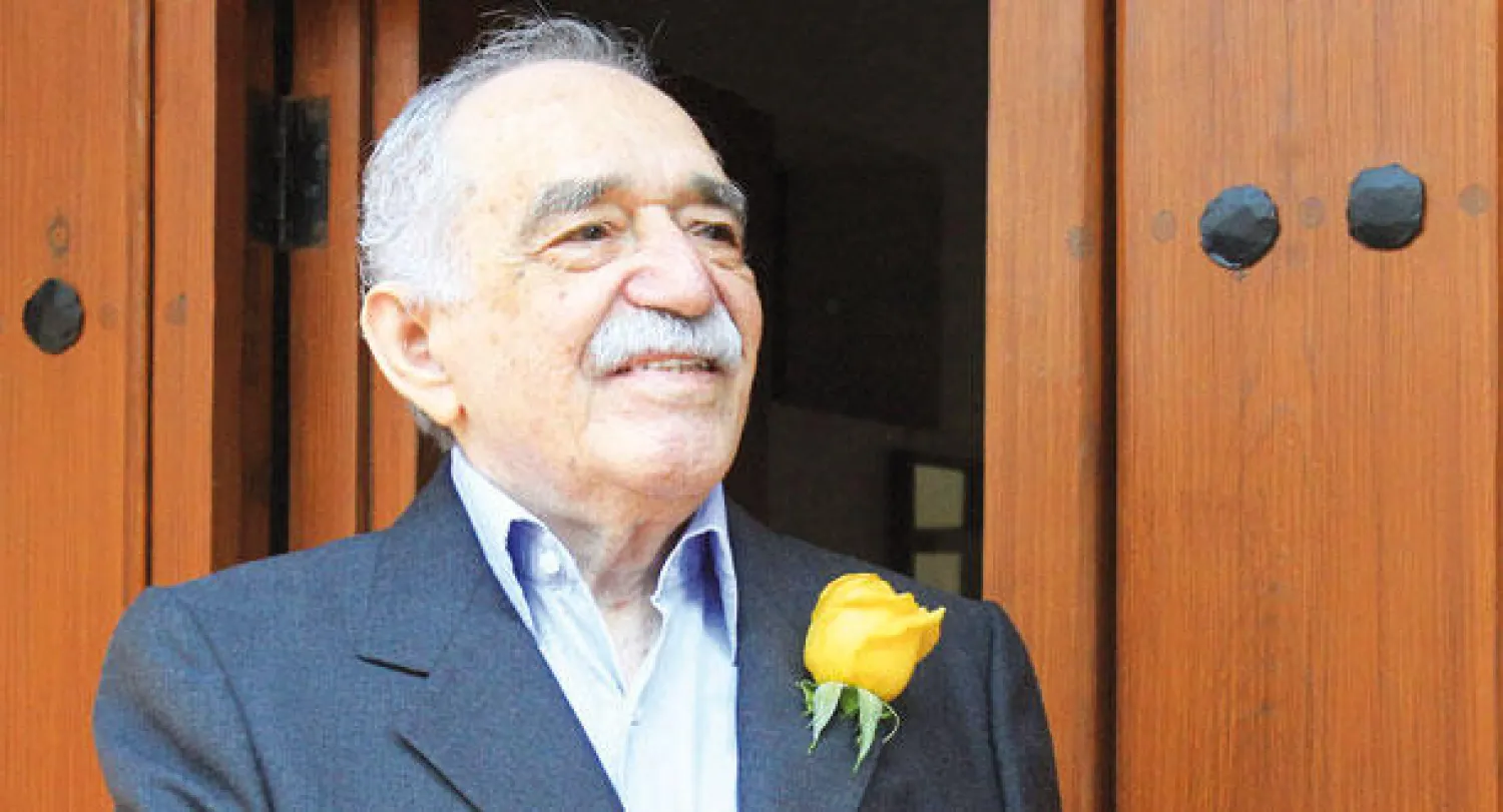 الكاتب الكولومبي الحاصل على جائزة نوبل للآداب (إ.ب.أ)