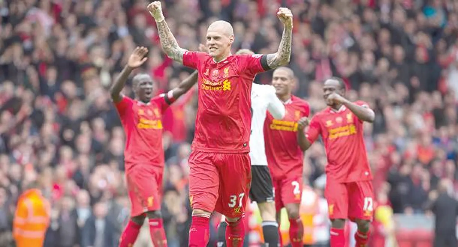 ليفربول يسعى لمواصلة أفراحه وفوز جديد في زحفه نحو اللقب (أ.ب)