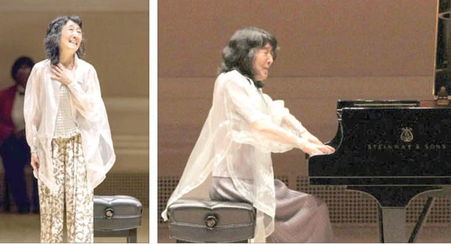 اليابانية ميتسوكو أوشيدا تعزف لشوبرت وبيتهوفن في سان دييغو