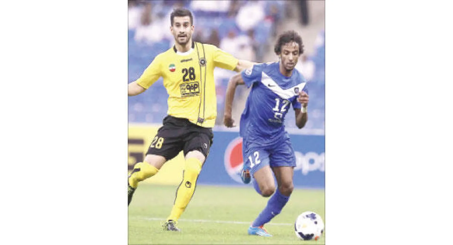 من مباراة الهلال وسباهان الإيراني الأخيرة في دوري آسيا (تصوير: سعد العنزي)