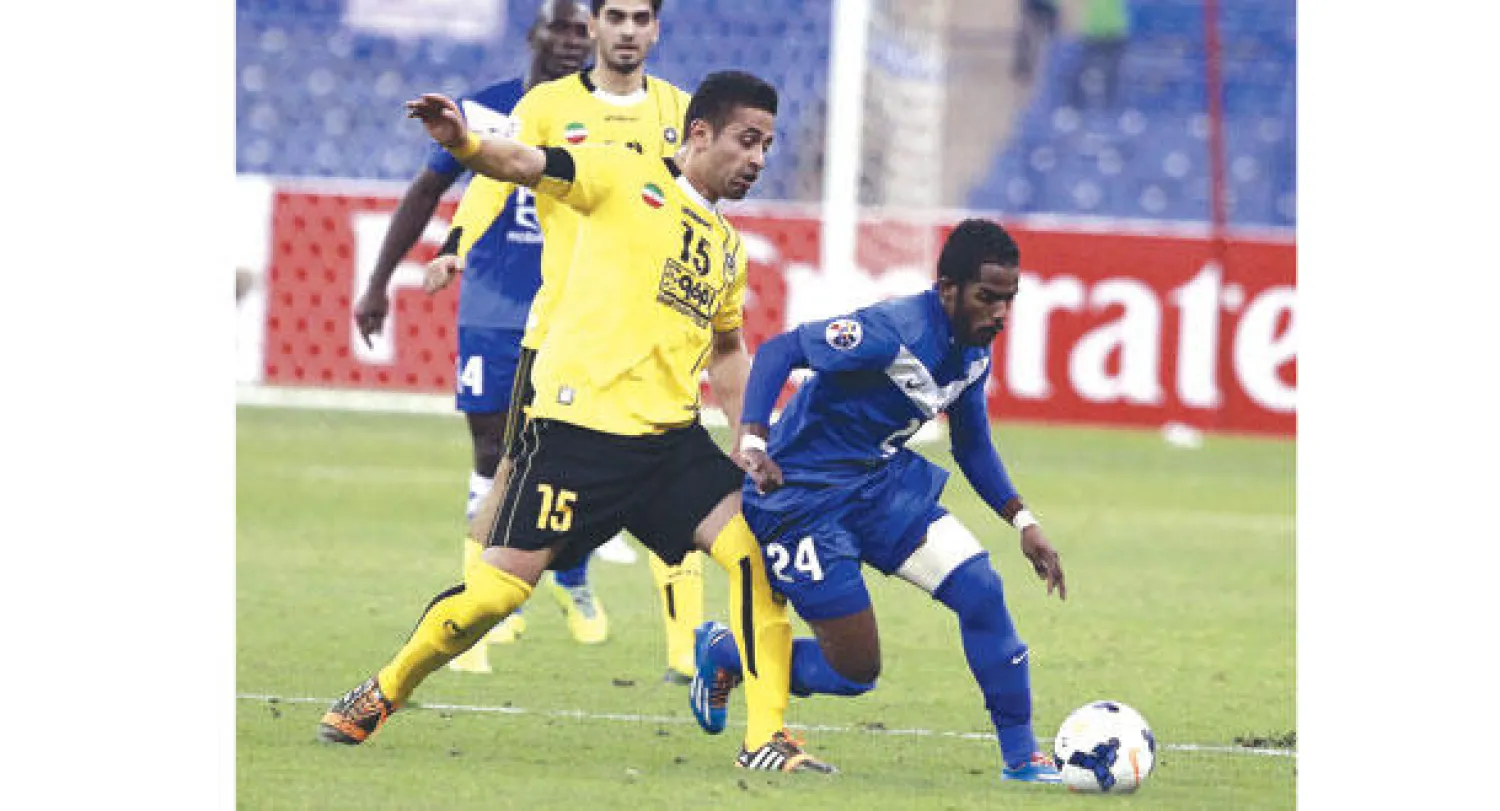من مباراة الهلال وسباهان الإيراني الأخيرة في الدوري الآسيوي
