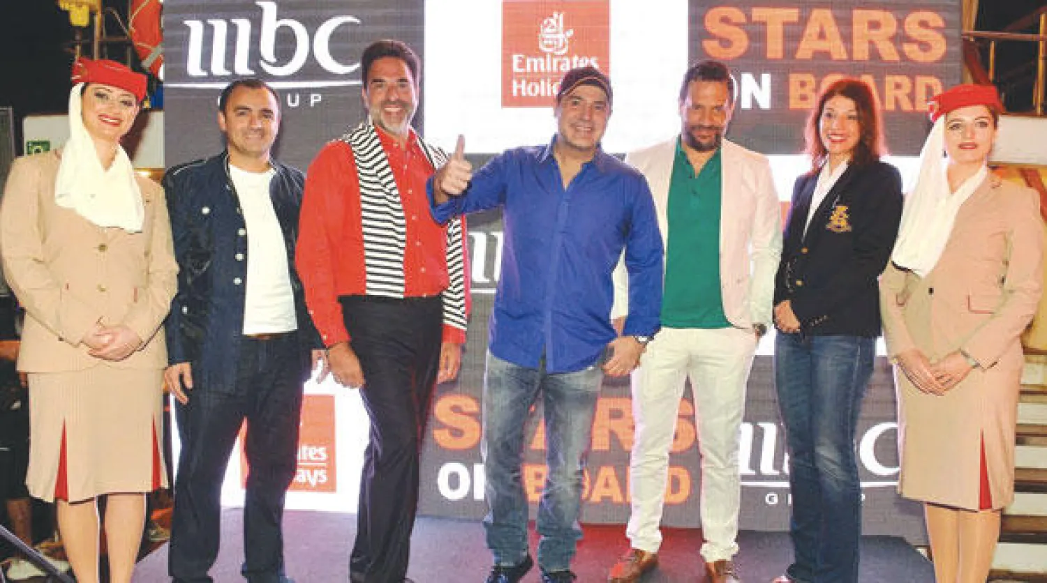 دينا الهريس وماجد المصري وعاصي الحلاني ومازن حايك ويوسف حرب