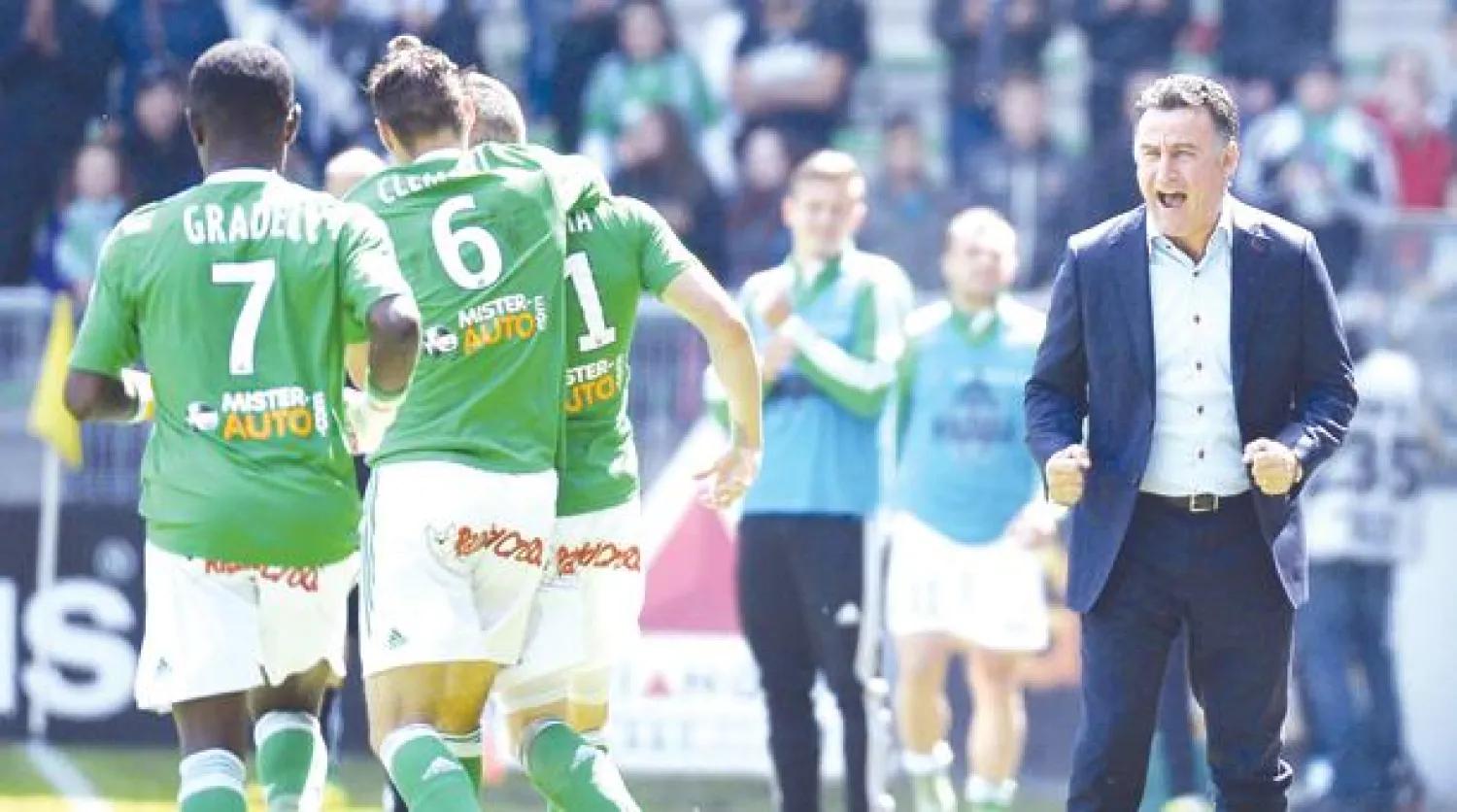 سانت إتيان يضمن المشاركة في دوري الأبطال للمرة الأولى