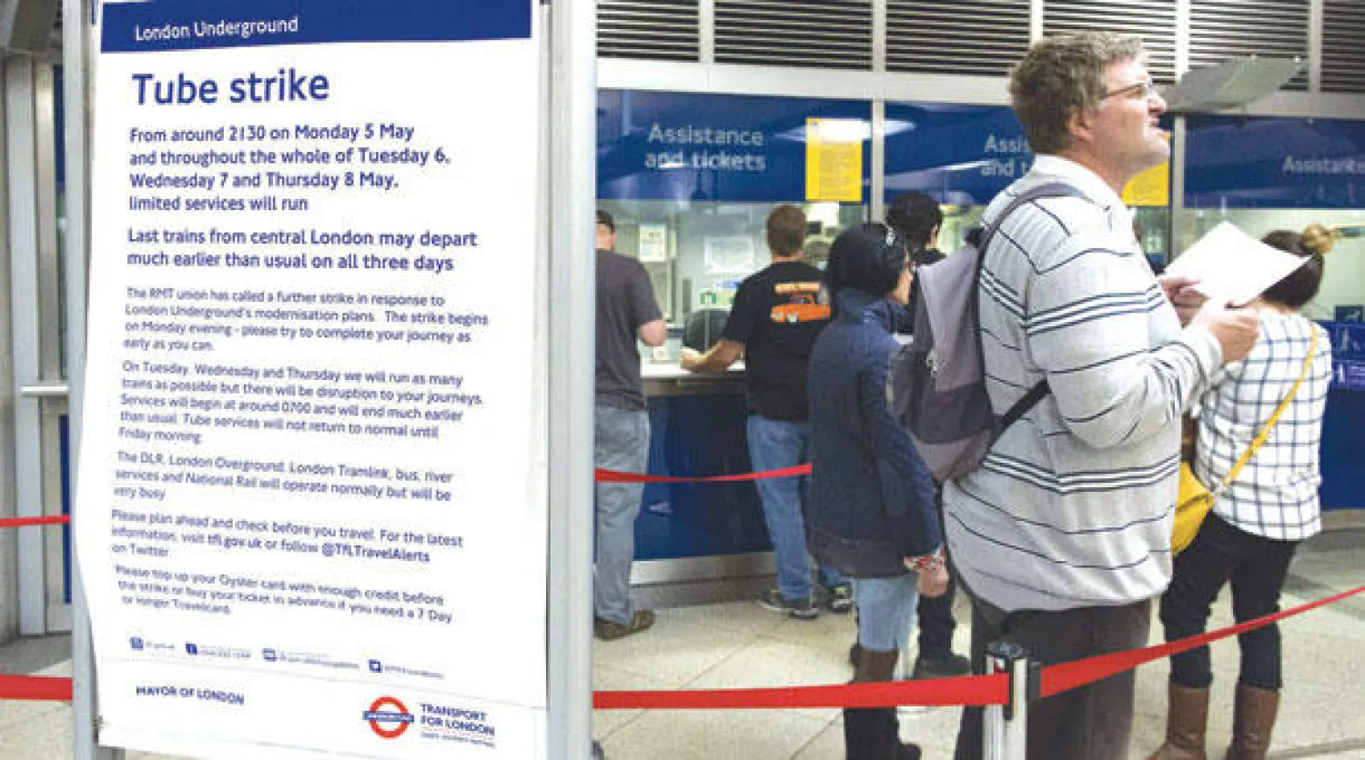 عمال مترو الأنفاق في لندن يعلقون إضرابهم الثاني بعد محادثات مع مسؤولين