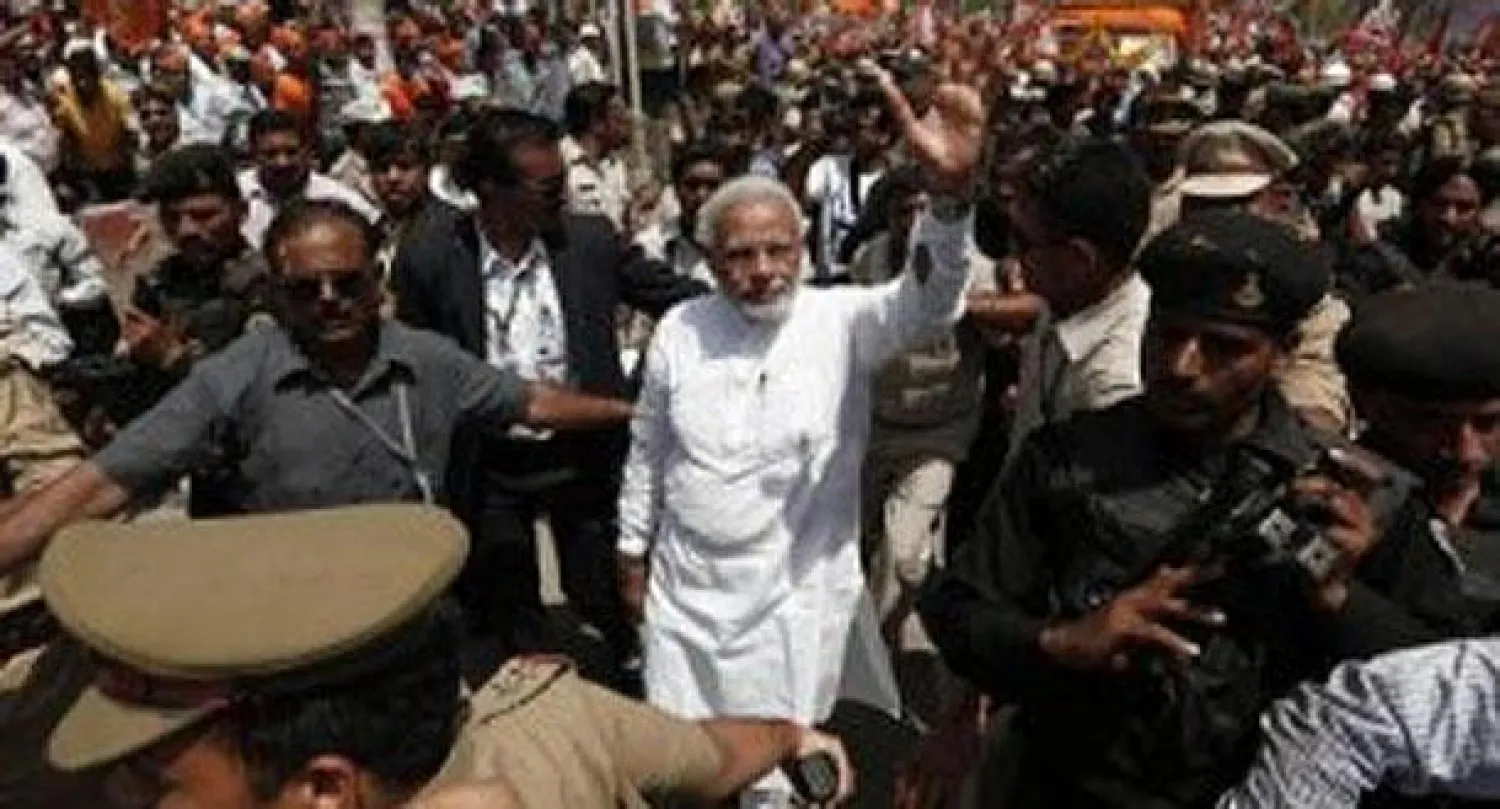 «بهاراتيا جاناتا» المتقدم في الاستطلاعات يأمل بأغلبية تمكنه من قيادة الهند