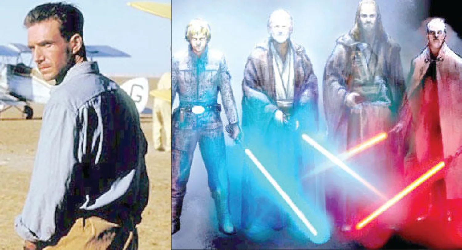 من «ستار وورز.. الفصل السابع» الذي صُوّرت بعض مناظره في أبوظبي  -  «المريض الإنجليزي»، وظّف الصحراء جيدا