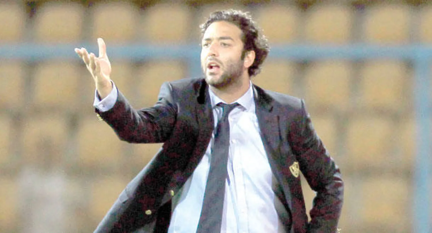 ميدو مدرب الزمالك يرى أن مفتاح حصد اللقب يتمثل في قوة خط دفاعه (رويترز)