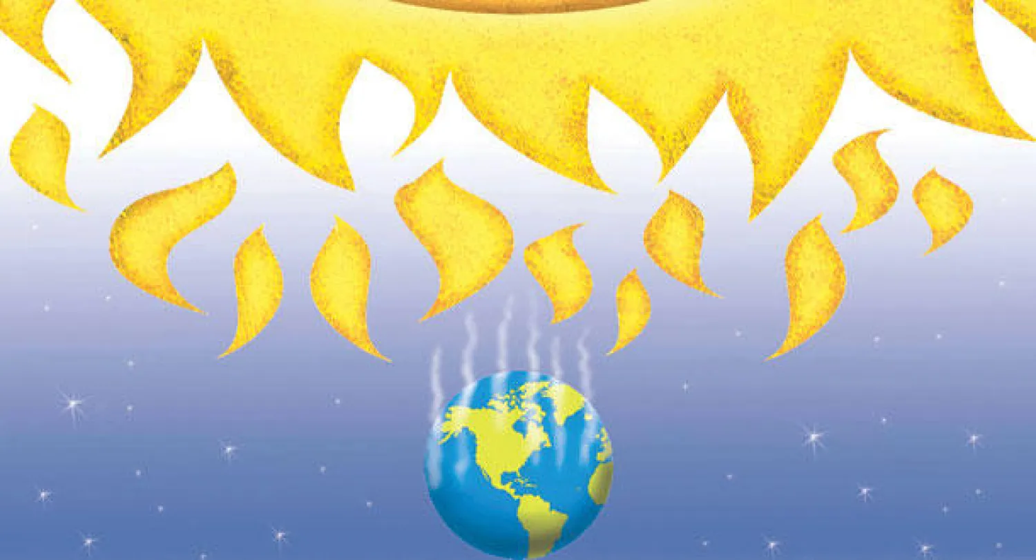 غبار قمري ومظلات شمسية وبراكين صناعية للحد من الانحباس الحراري