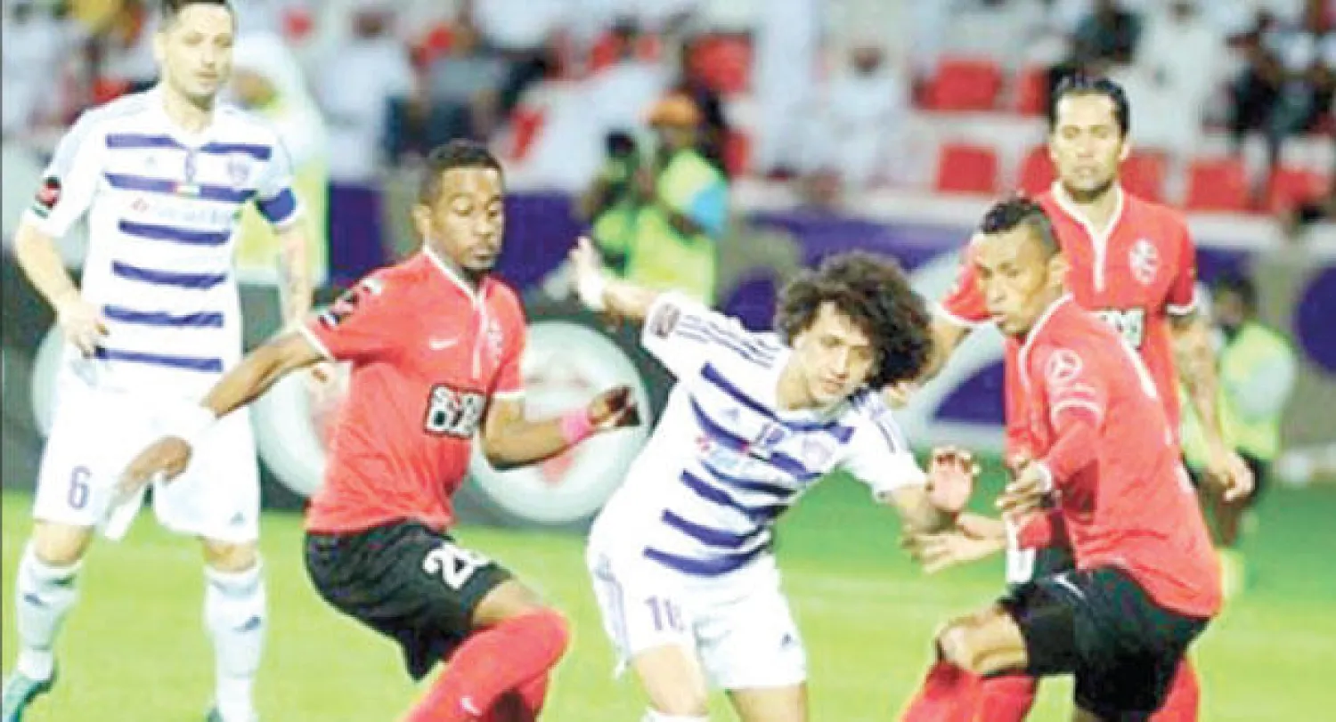 مباراة سابقة بين الأهلي والعين