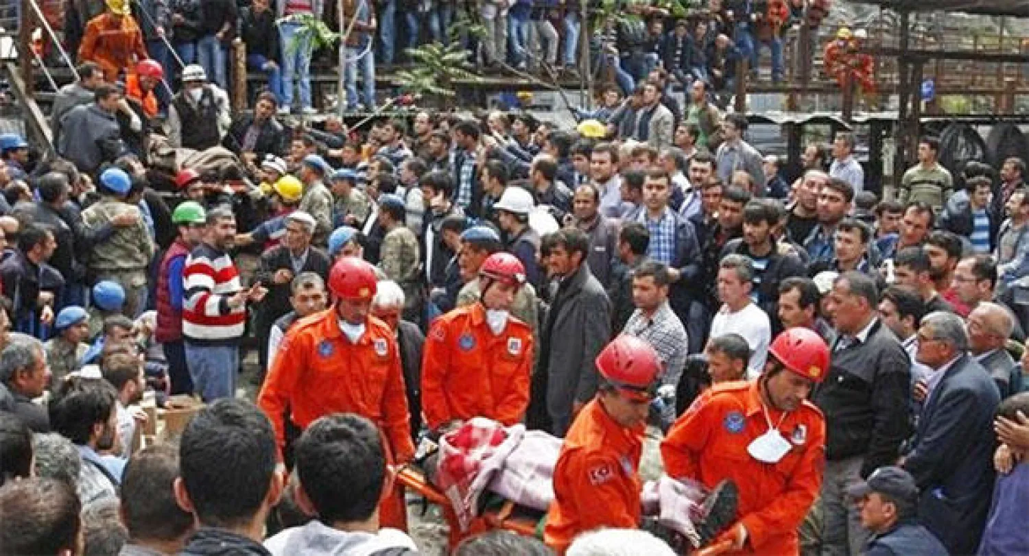 اعتقال 24 في إطار التحقيق في كارثة المنجم التركي