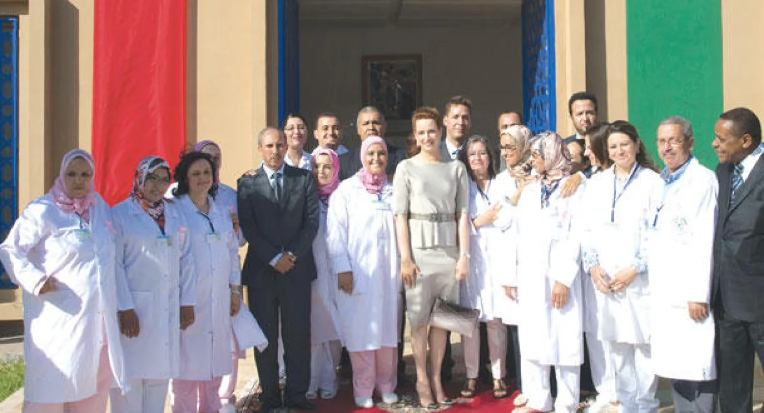 للا سلمى بعد إفتتاح مركز الصحة الإنجابية في مراكش