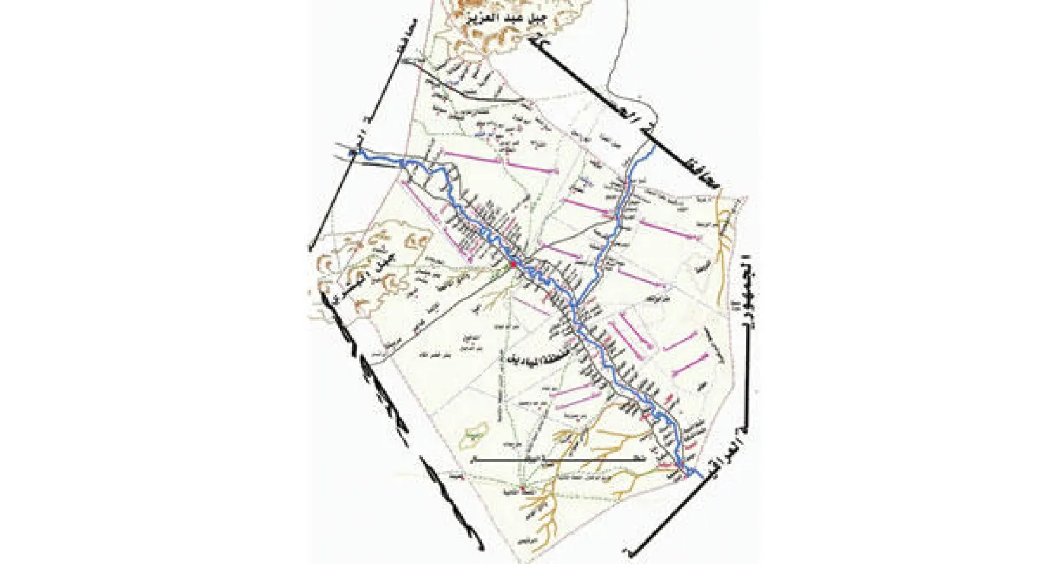 خريطة دير الزور