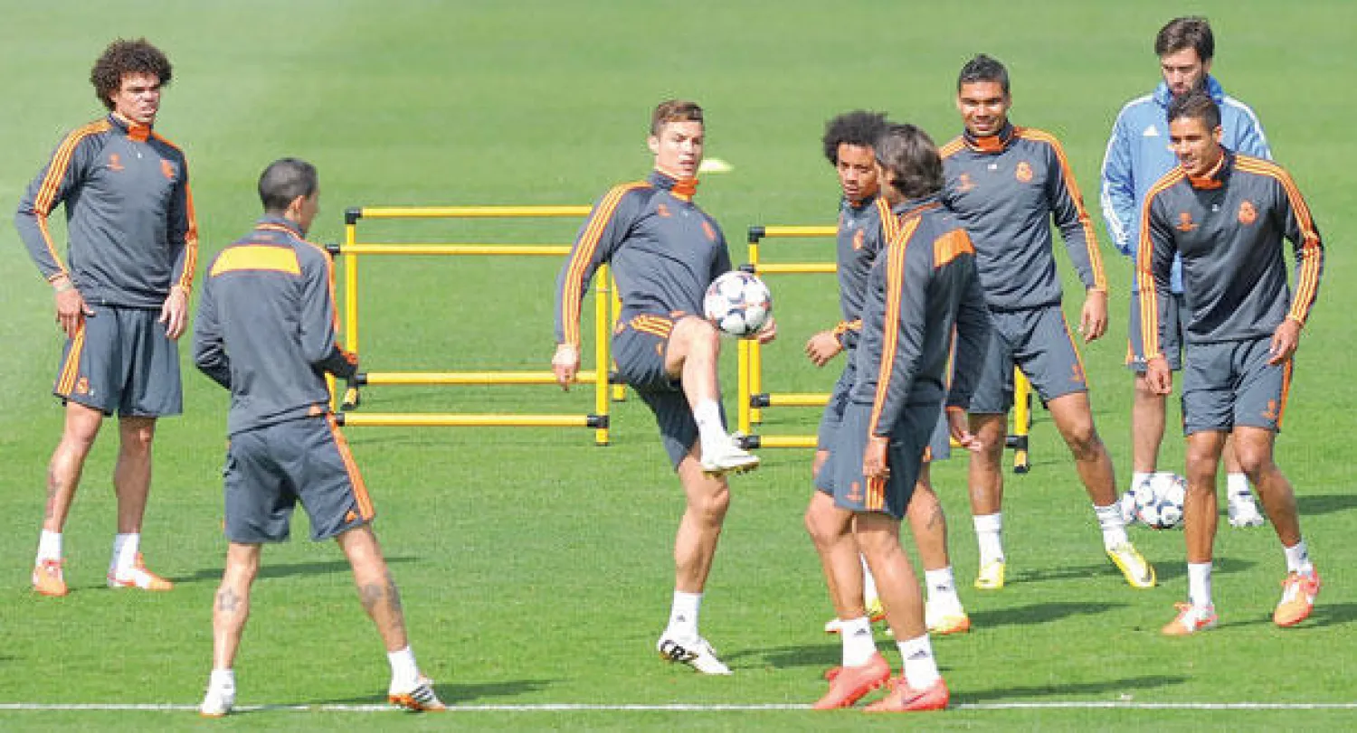 رونالدو (وسط ) يستعد لأول لقب أوروبي مع الريـال 