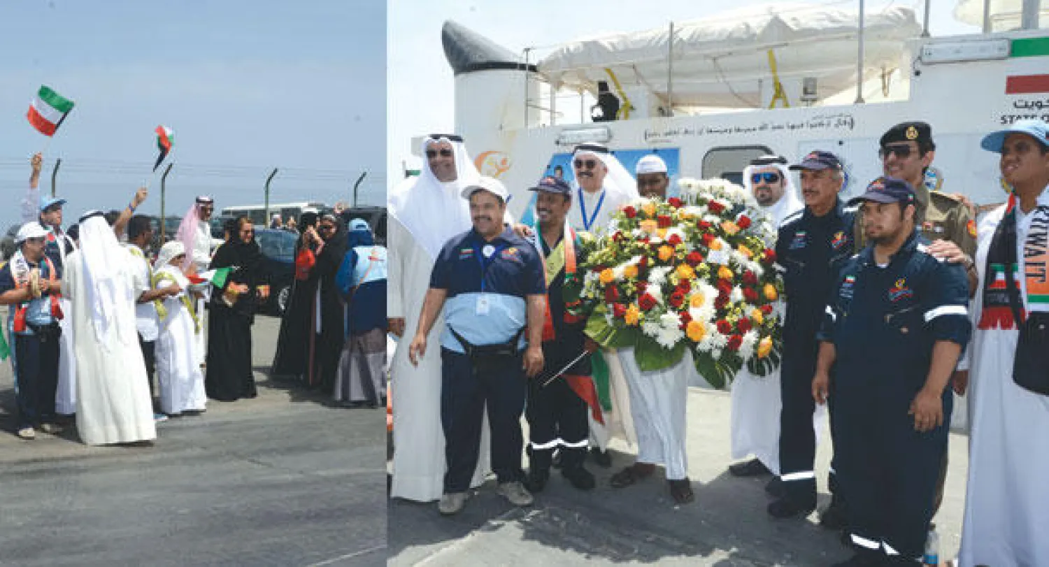 قارب «رحلة الأمل» الكويتي وصل إلى ميناء جدة الإسلامي محطته السادسة، في إطار جولة عالمية تستمر لسبعة أشهر تشمل 19 بلداً