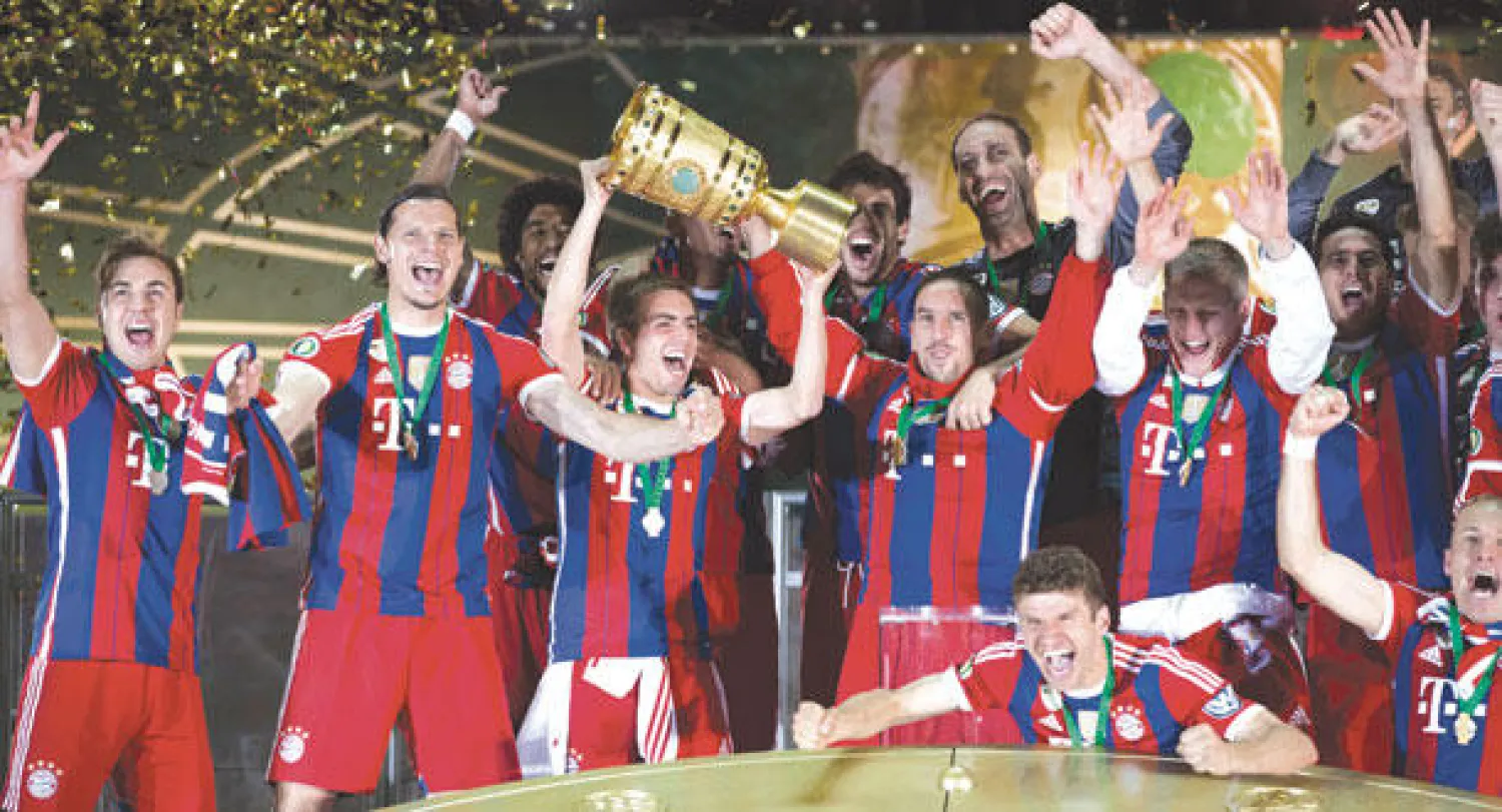 إنجازات بايرن رفعت من قيمته التسويقية (أ.ب)