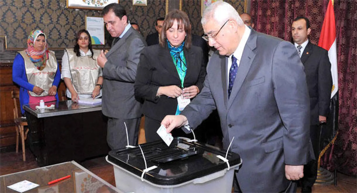 عدلي منصور.. أول حاكم مصري حديث ينتخب خليفته