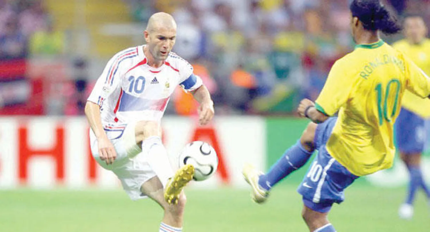 زيدان أبكى البرازيل مرتين