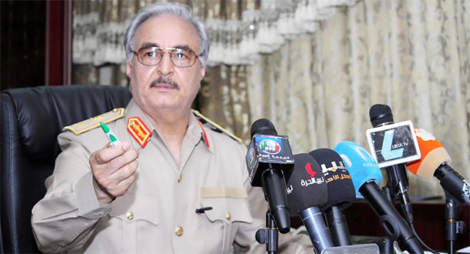 الشارع الليبي الذي كان منقسما تجاه نظرته للجنرال بدا اليوم أقرب إليه من أي سياسي آخر